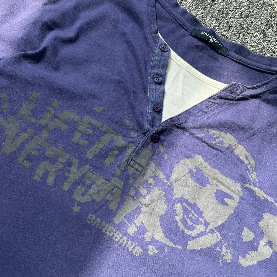 뱅뱅 헨리넥 레이어드 긴팔 슬리브  상품이미지5