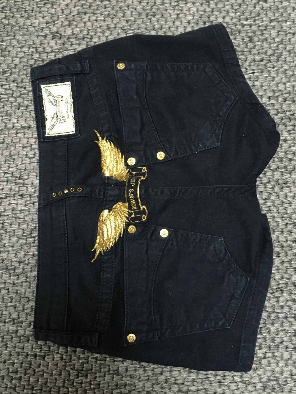 로빈스진 와투케 갸루 청반바지 마이크로쇼츠 상품이미지1