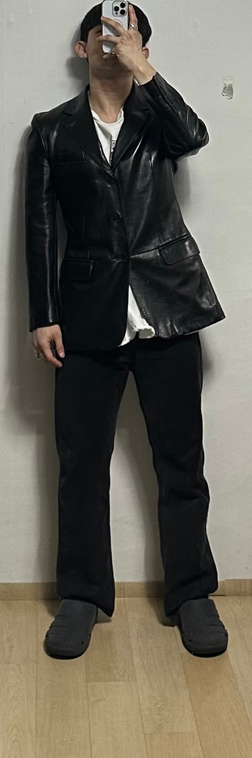 입생로랑 리브고슈 01FW 레더 블레이저 상품이미지7