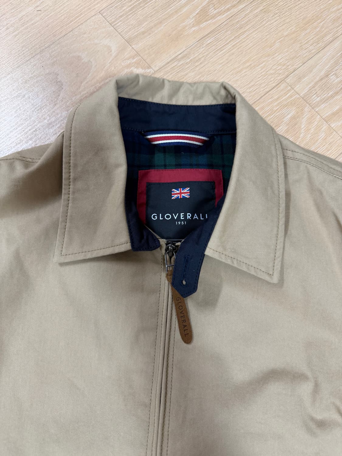 글로버올 베이지 점퍼 상품이미지2