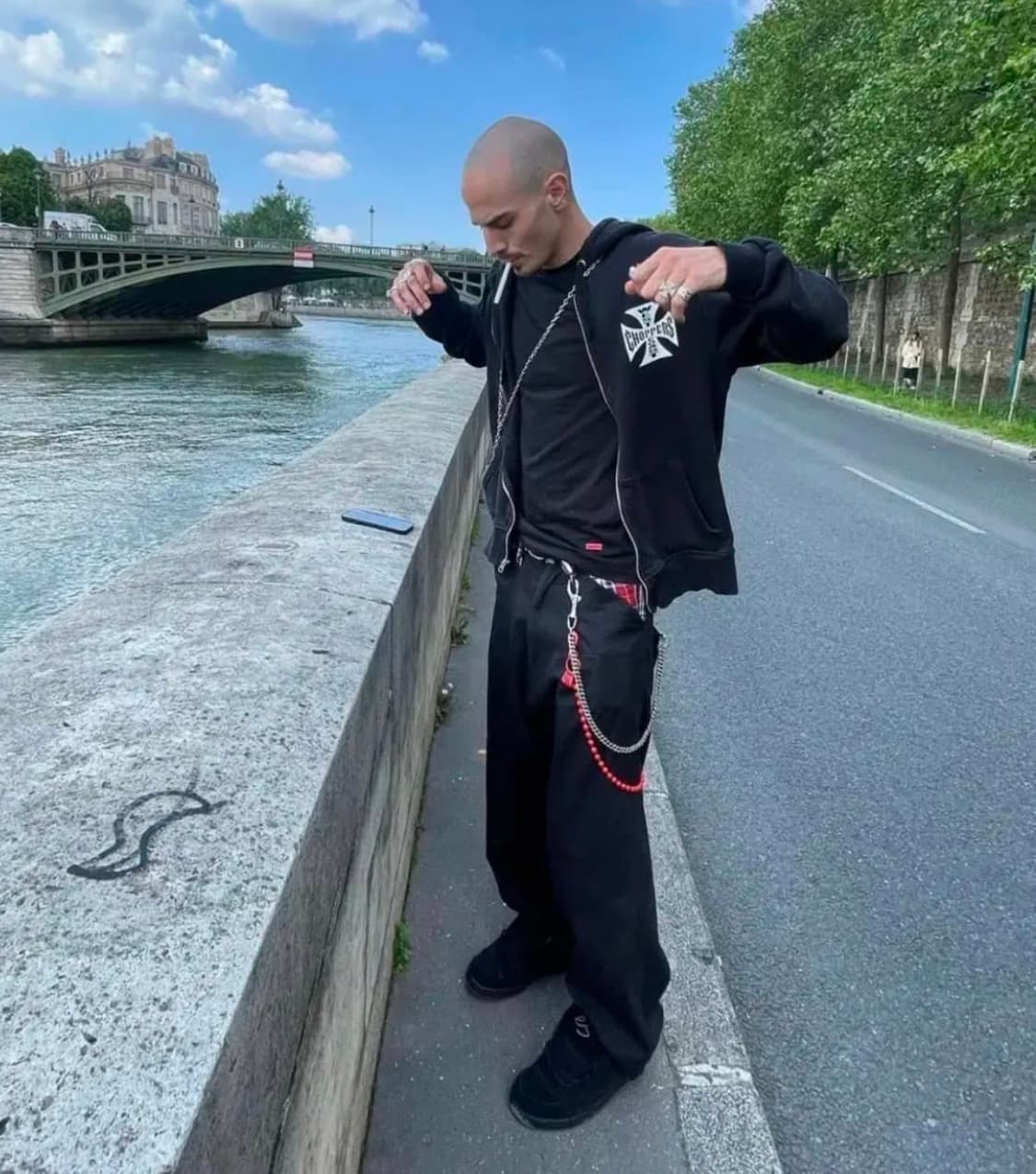 90s West Coast Choppes Zip-up Hoodie 상품이미지1