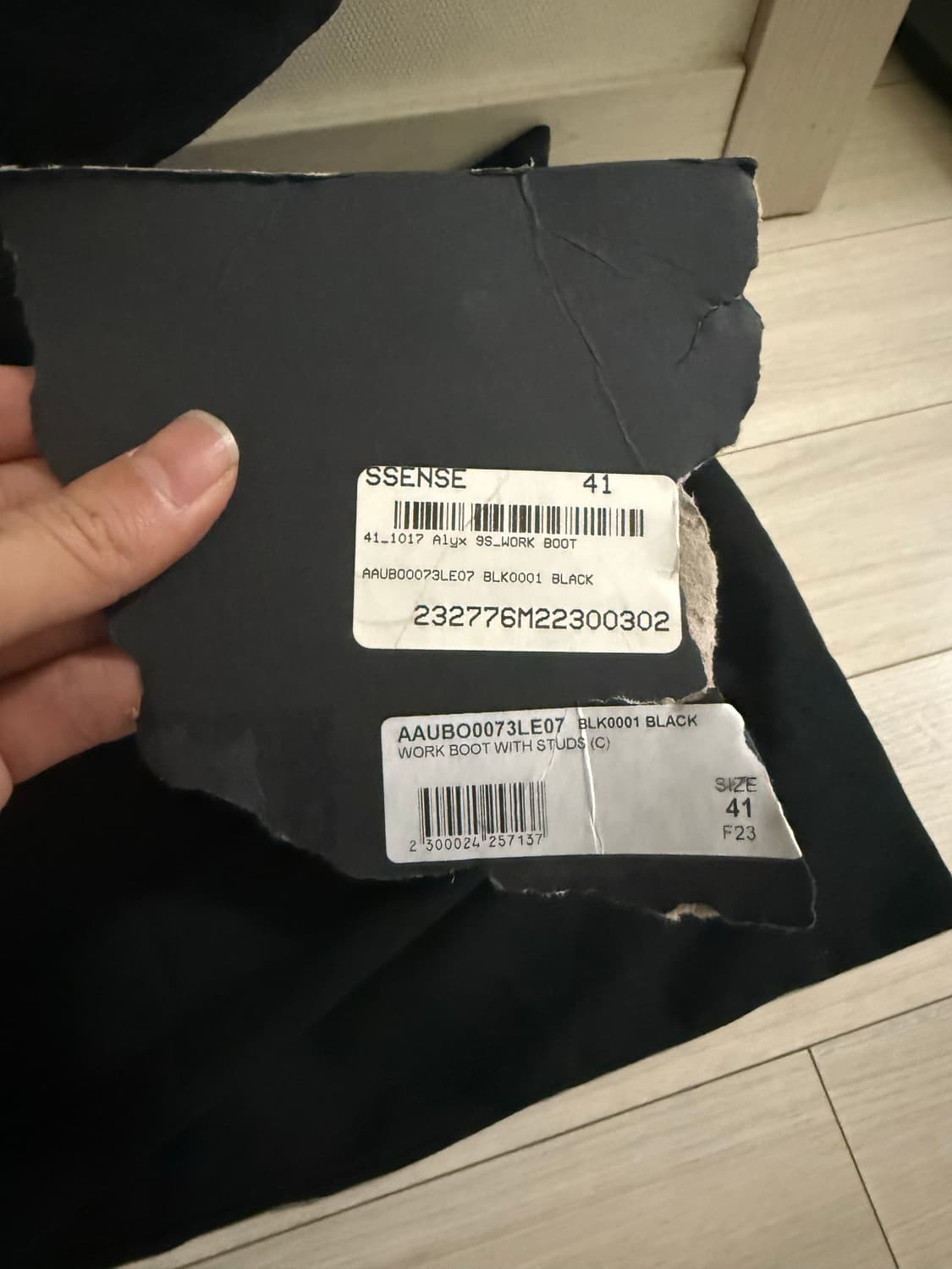 (41, 270) 알릭스 스웨이드 스터디드 워크부츠 상품이미지3