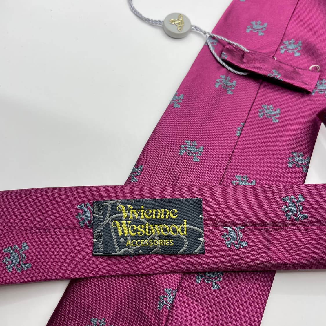 702)(VIVIENNE WESTWOOD) 비비안웨스트우드 패턴넥타이 상품이미지5