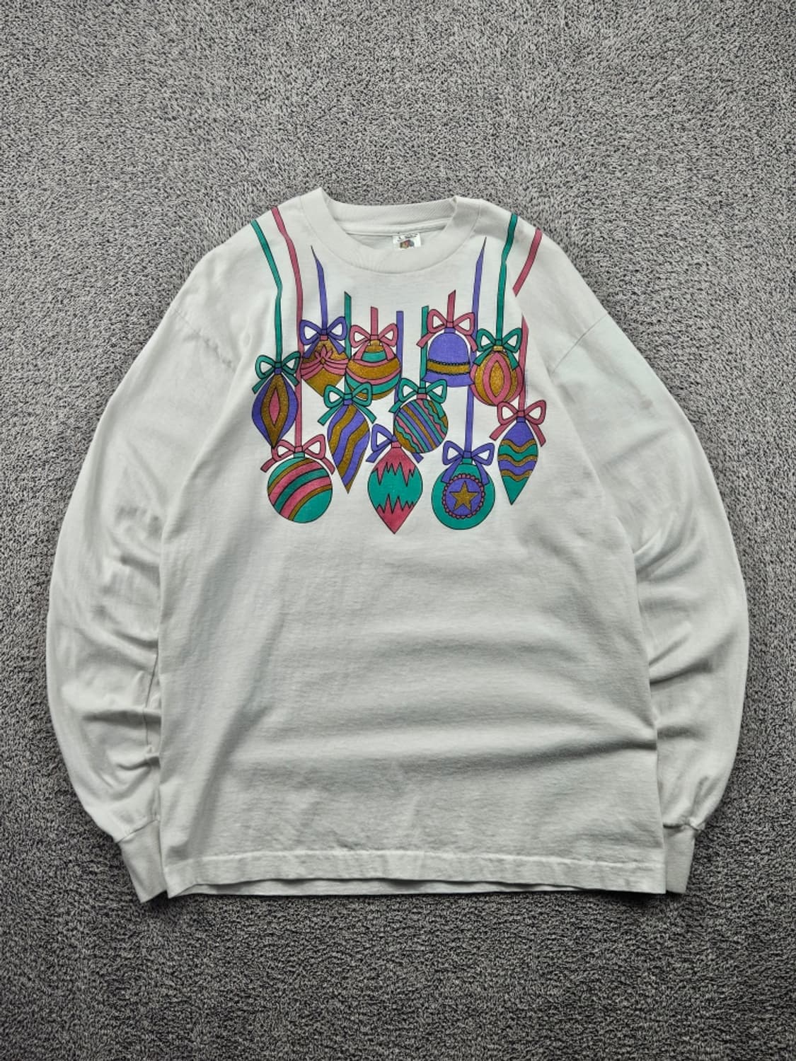 8~90's USA 프룻오브더룸 싱글스티치 롱슬리브 (L) / 11951 상품이미지1