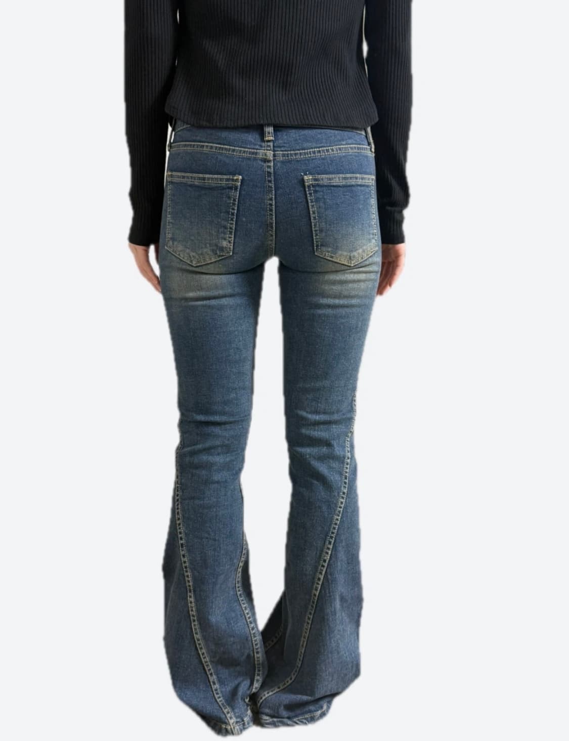 (마른분 추천)로우라이즈 부츠컷 팬츠 상품이미지2