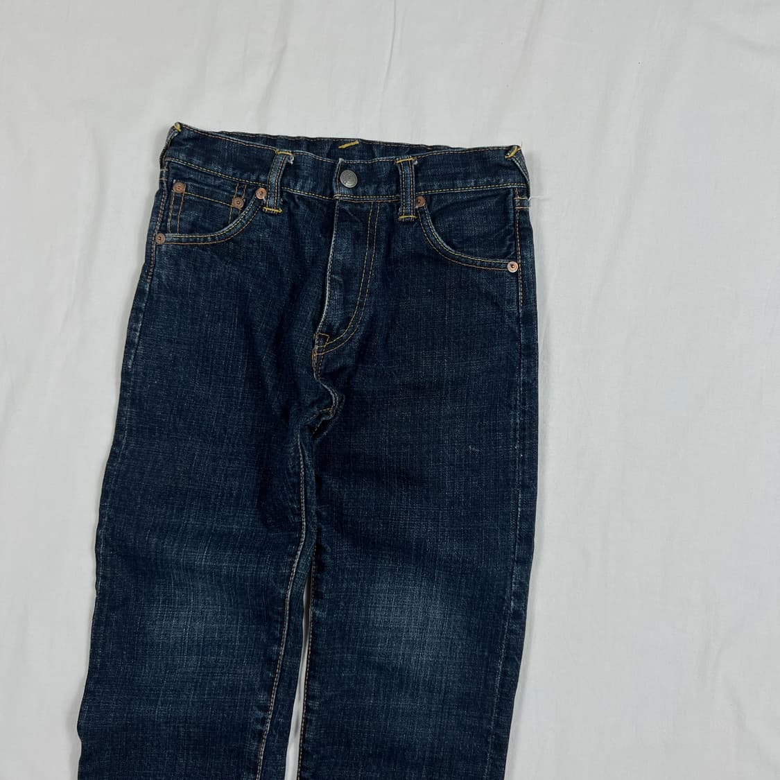 에비수 evisu 키즈 빅로고 셀비지 데님팬츠 청바지 상품이미지4