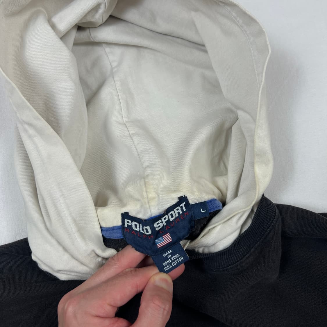 90’s 폴로스포츠 usa 플래그 로고 후드티 상품이미지7