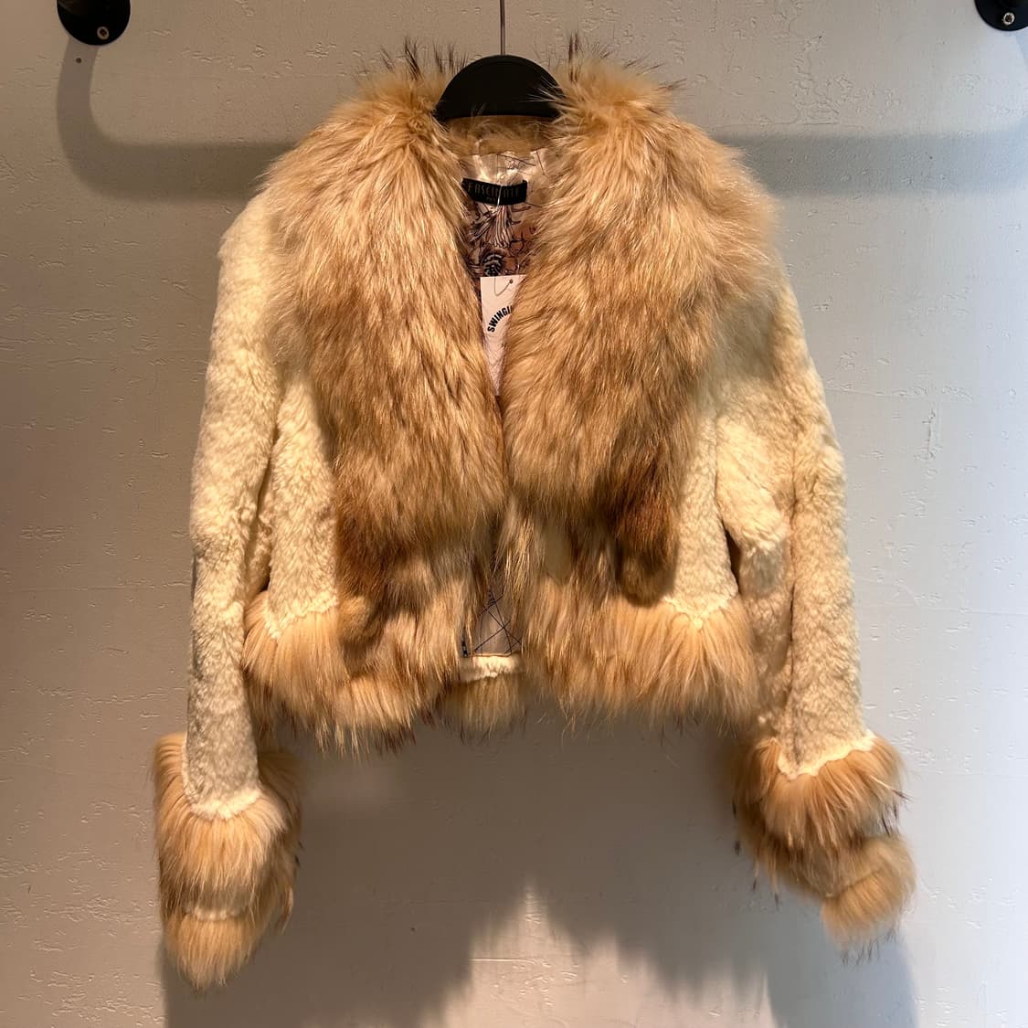 Vintage y2k Crop Fur Jacket 상품이미지6