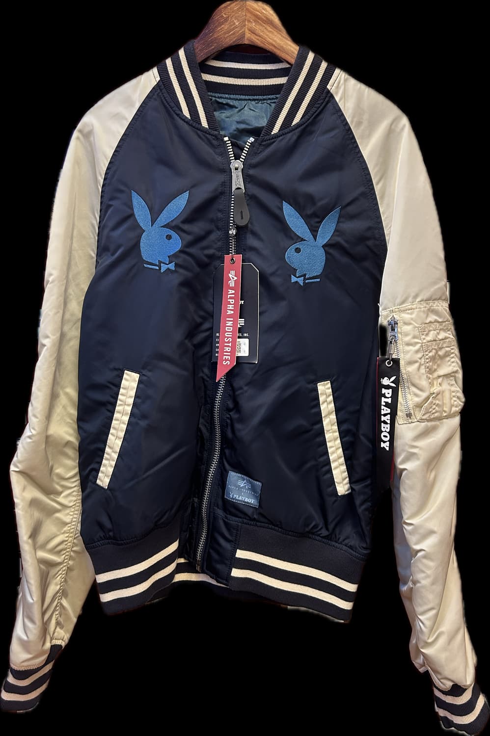 알파 인더스트리 x 플레이보이 MA-1  항공 점퍼 상품이미지1