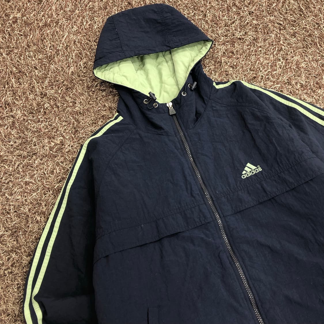 아디다스 올드스쿨 투웨이 퀄팅 바람막이 점퍼 상품이미지2