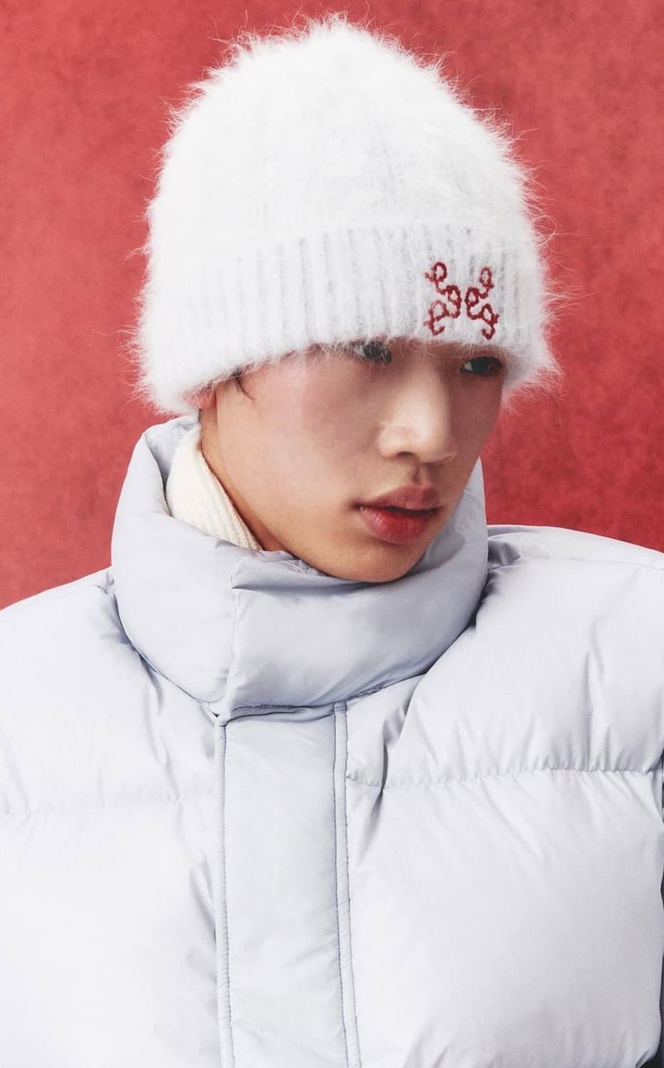 999휴머니티 앙고라 비니 아이보리 상품이미지3