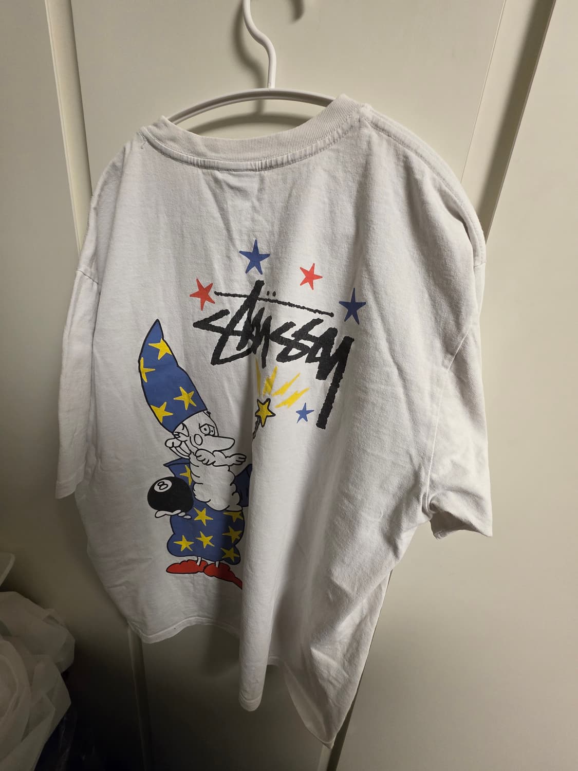 스투시 위자드 프린팅 티셔츠 L 상품이미지1