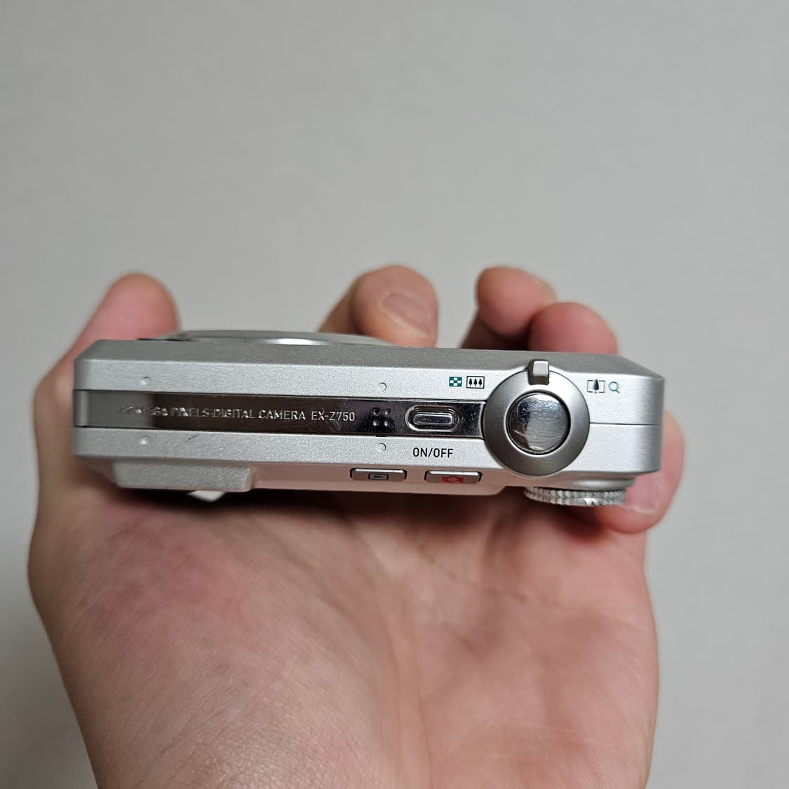 카시오 엑슬림 EX-Z750 실버 빈티지 디카 디지털카메라 상품이미지7