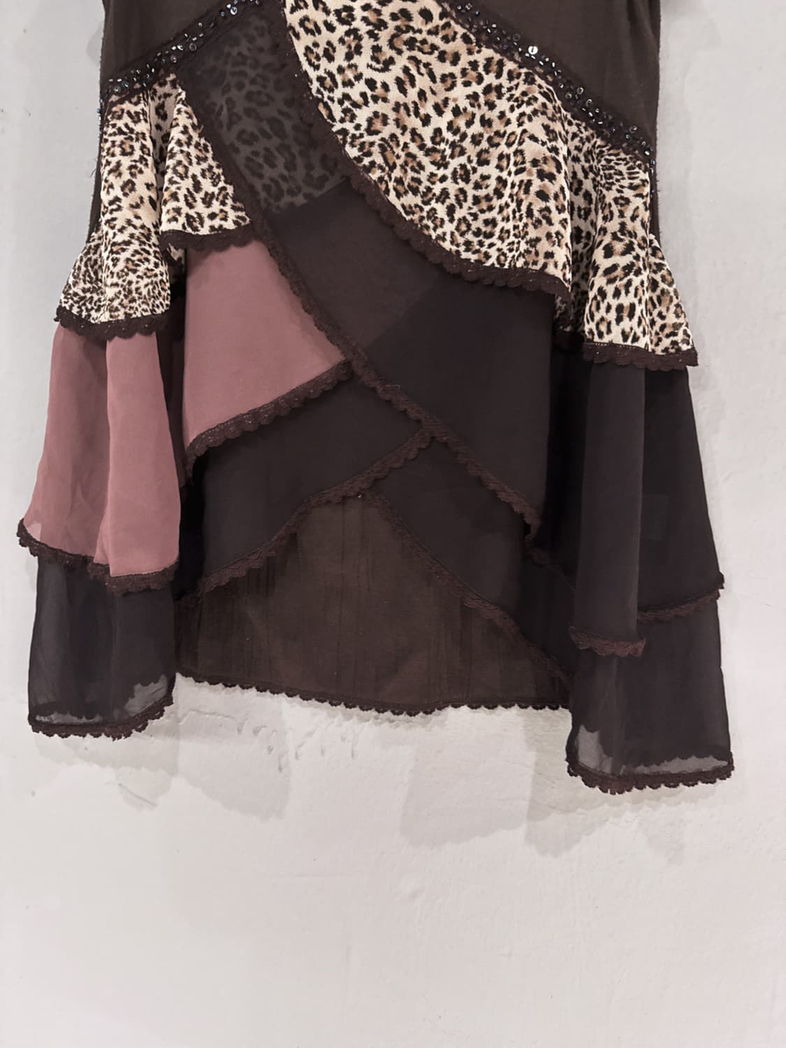 frill layered leopard point sleeveless  상품이미지7