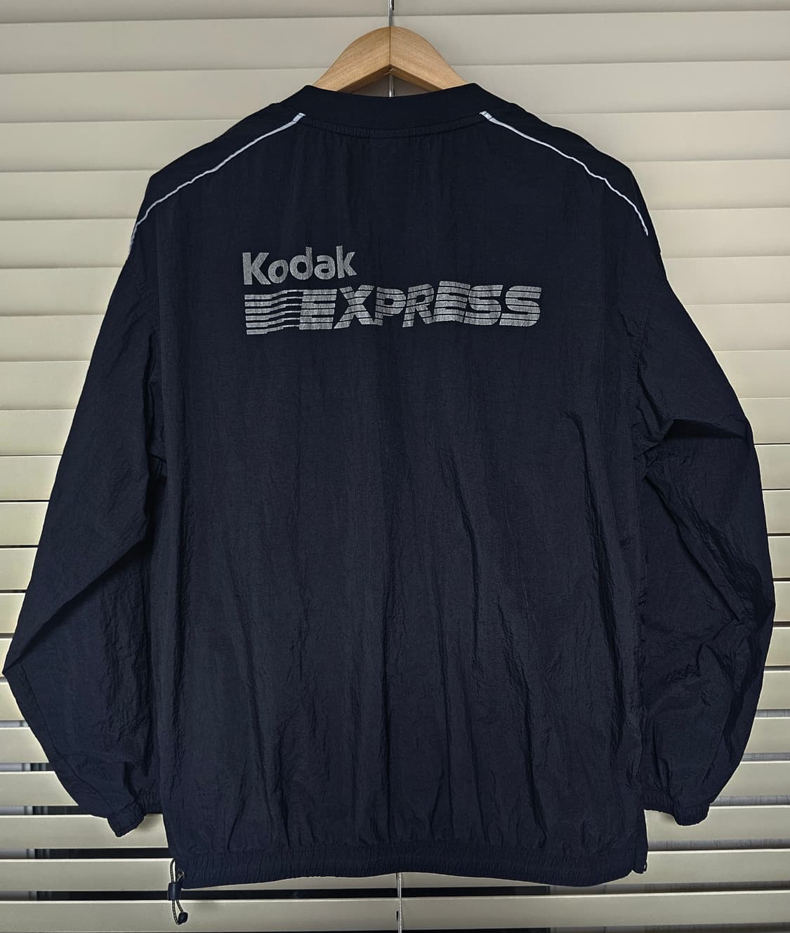 코닥 익스프레스 블랙 풀오버 바람막이 맨투맨 S 상품이미지2