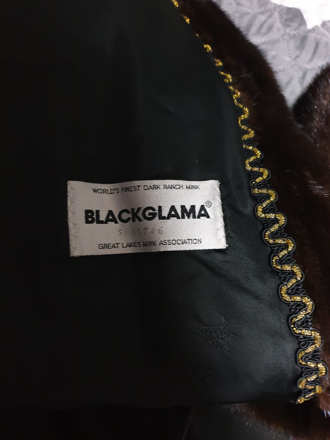 진도 블랙그라마 휘메일 밍크 롱코트 (77~88) 상품이미지4