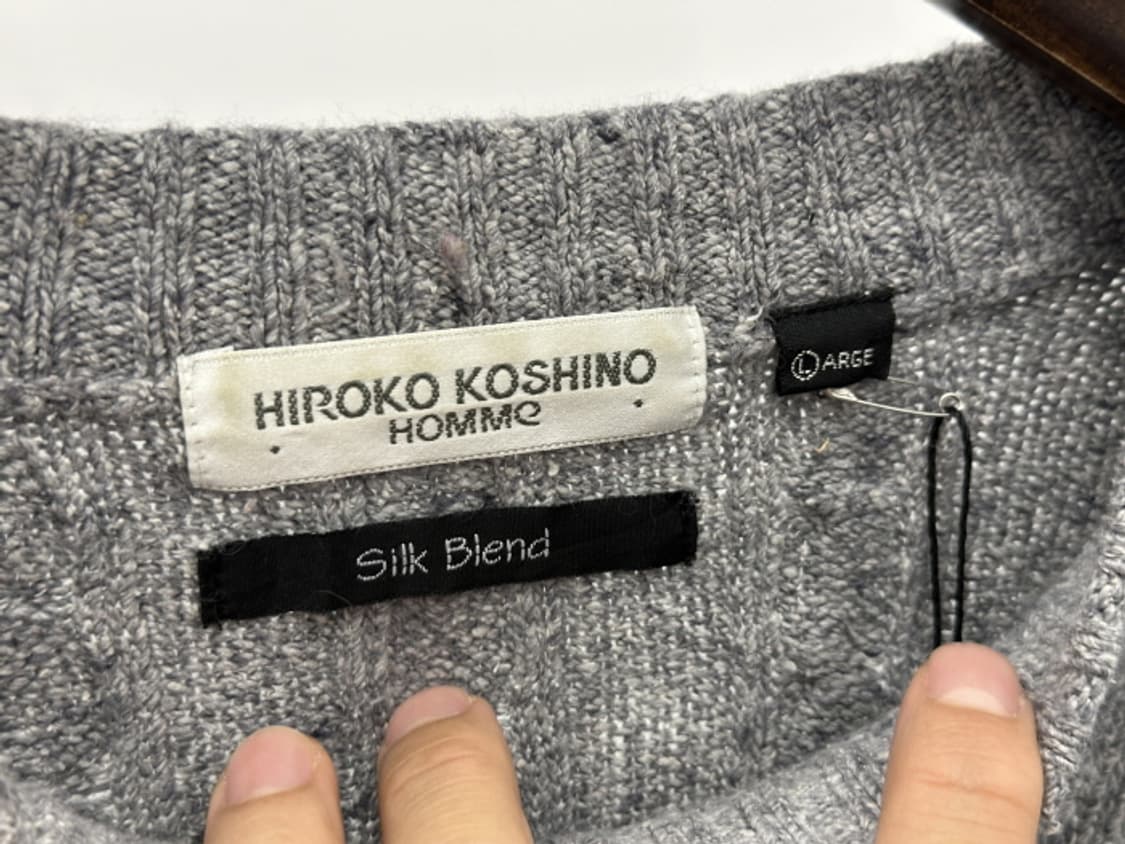 HIROKO KOSHINO HOMME_ silk 100% (L) 상품이미지8