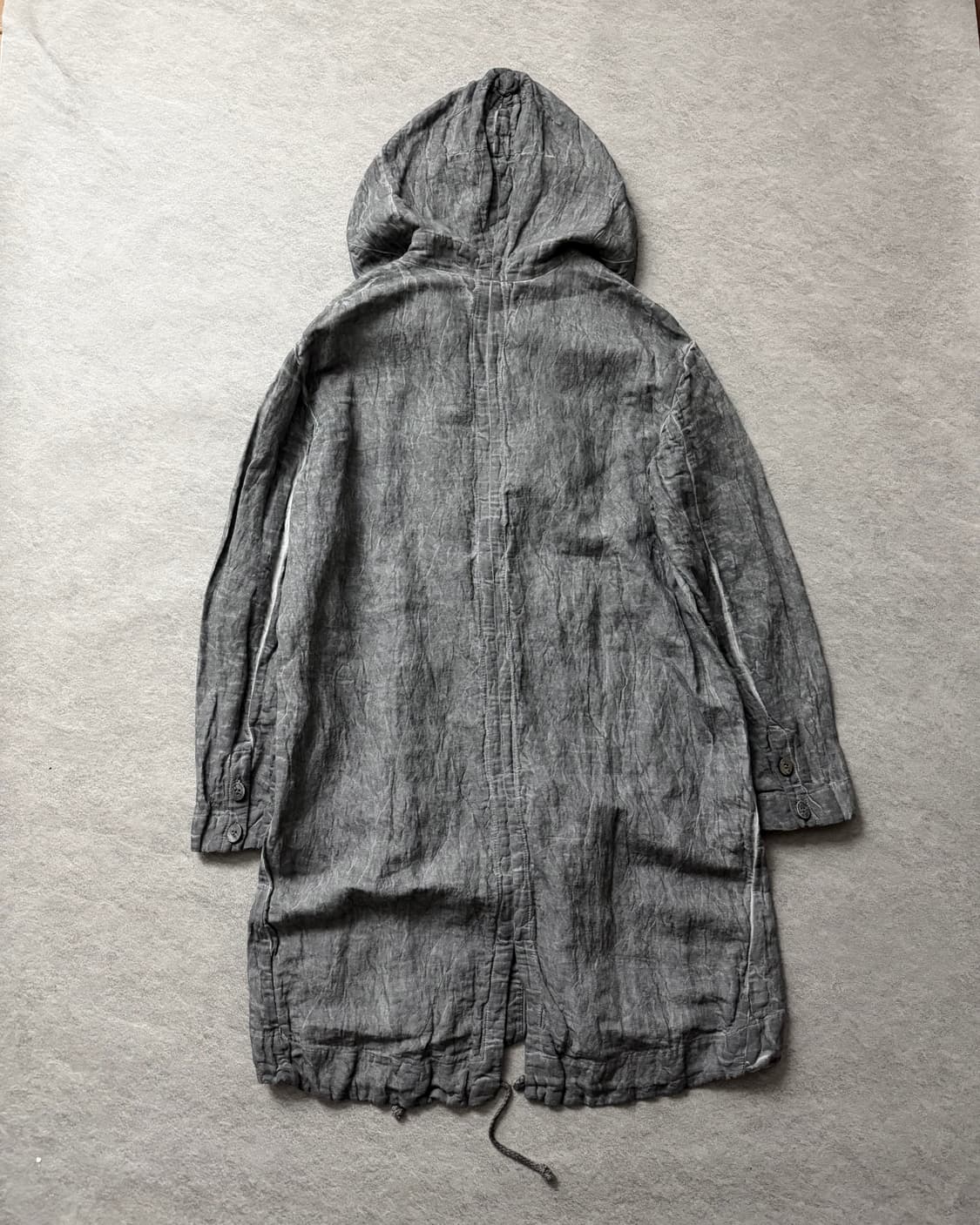 트랜짓 린넨 후드코트 상품이미지2