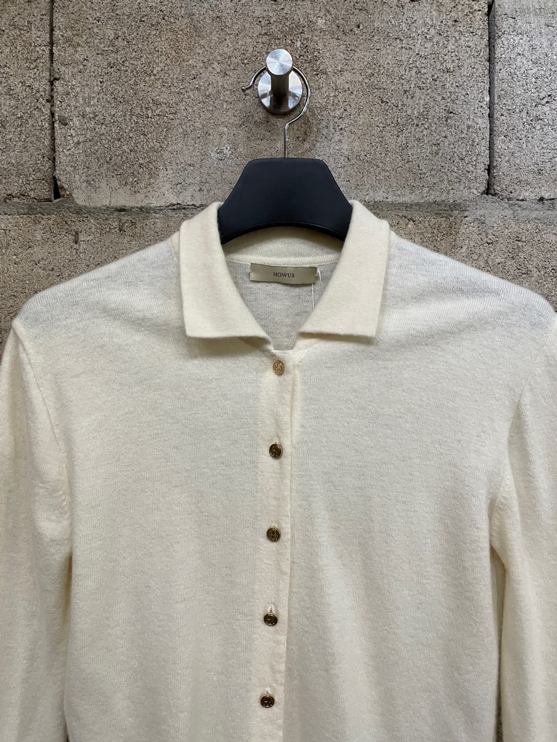 호와스 메리노 울 캐시미어 가디건  상품이미지2