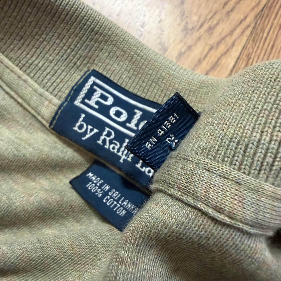 폴로 랄프로렌 코튼 베이지 폴로 티셔츠 상품이미지3