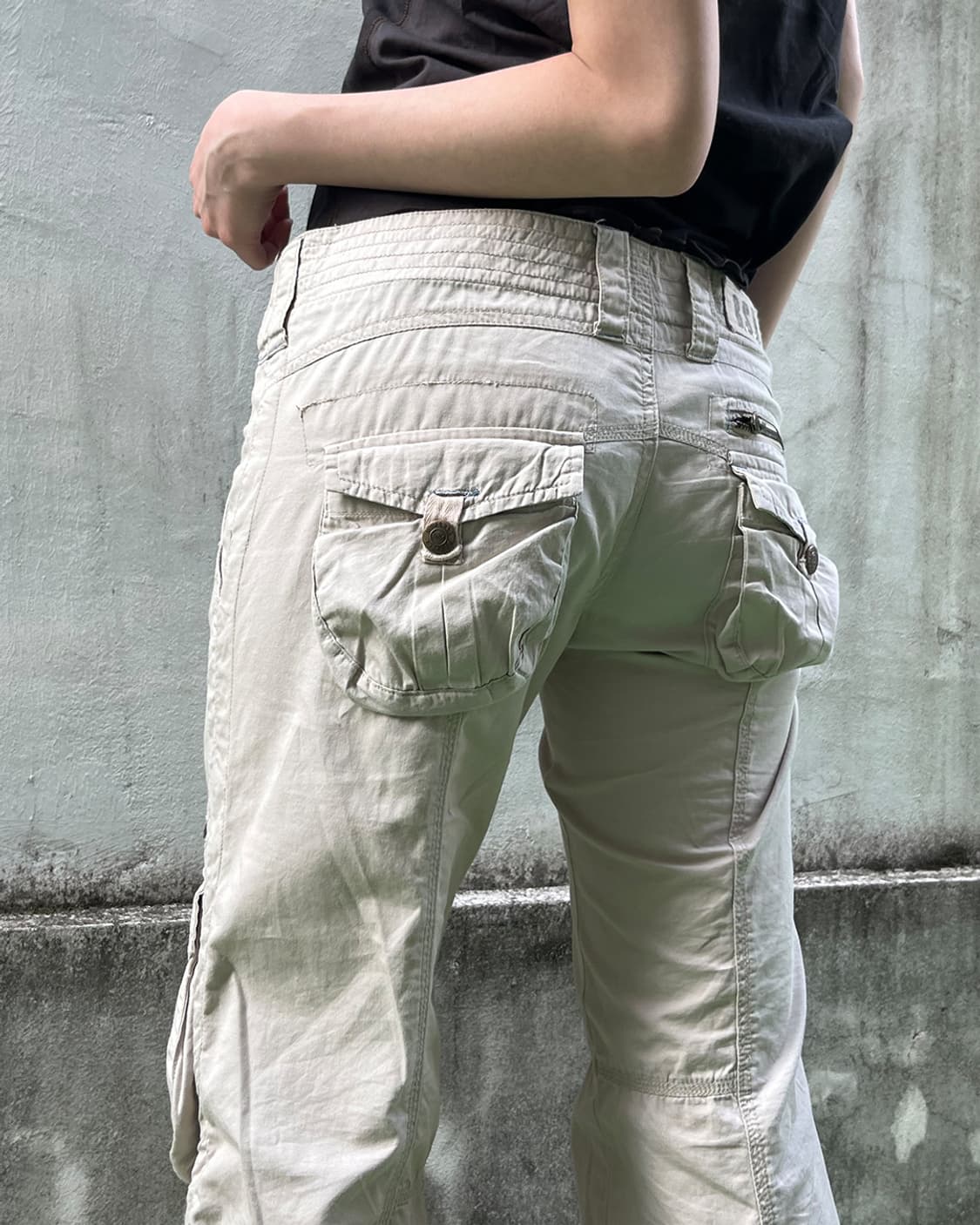 00’s Butterfly Print Flare Cargo Pants 상품이미지6