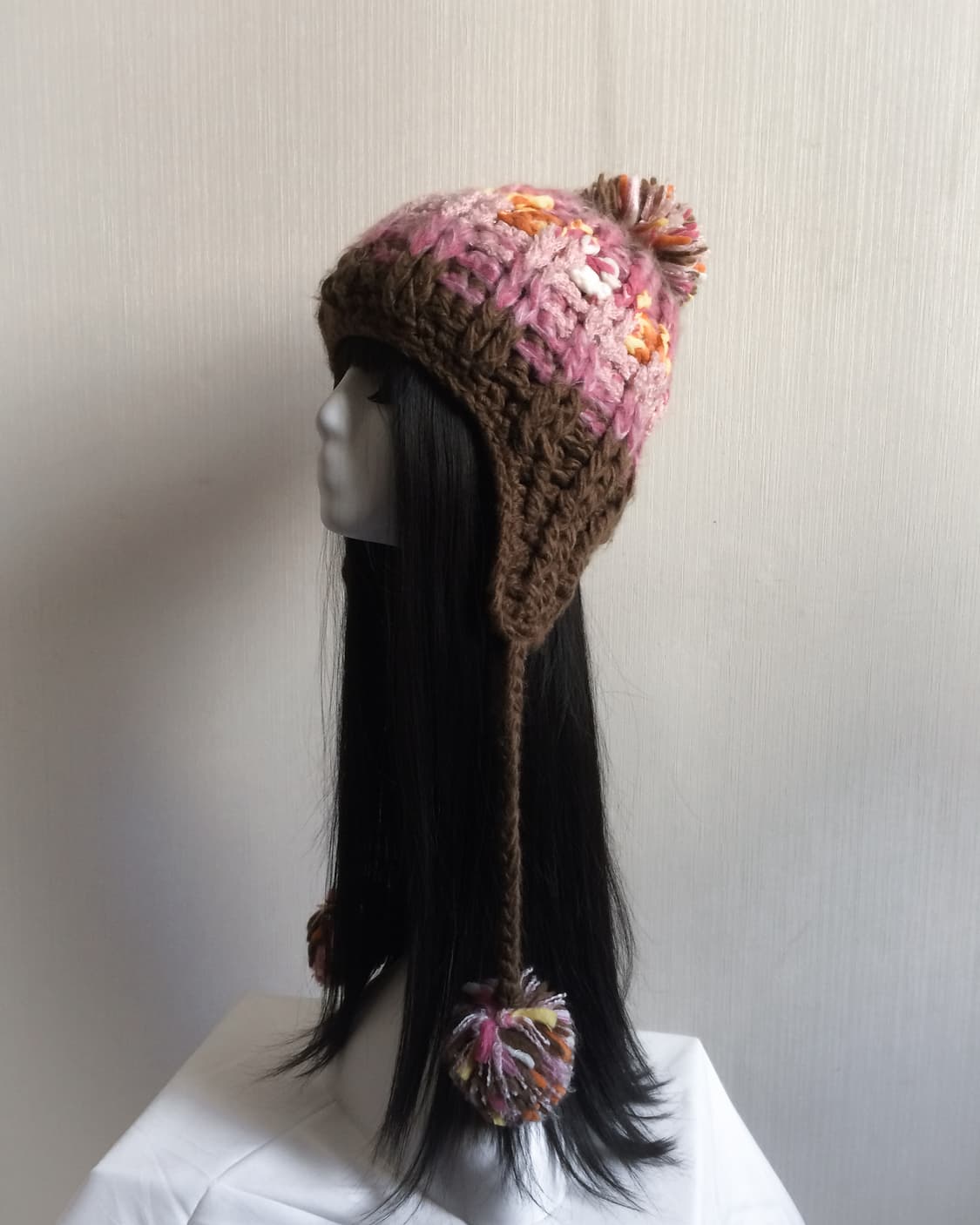 Pom pom knit beanie 상품이미지3