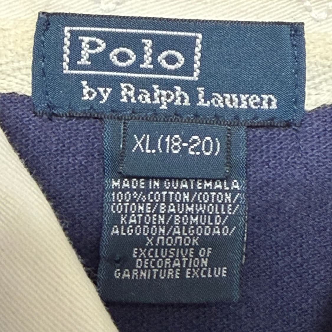 폴로 랄프로렌 빅포니 USA 성조기 PK 카라 티셔츠 네이비 XL 상품이미지8
