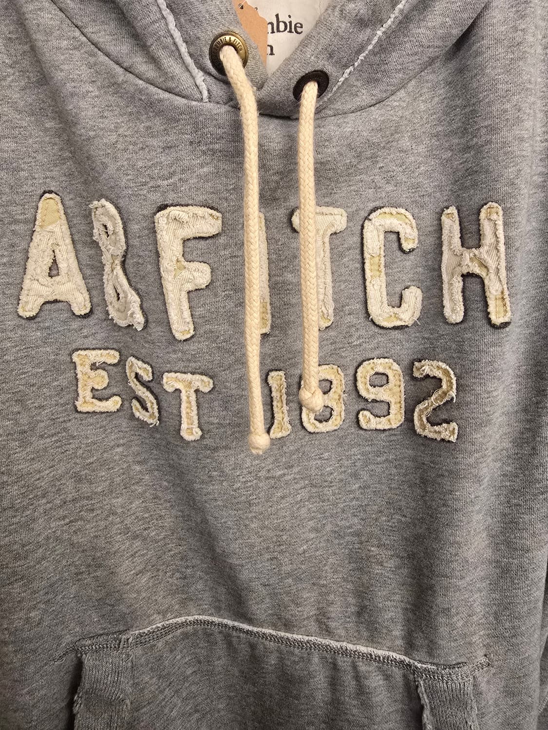 아베크롬비 앤 피치(Abercrombie & Fitch)회색 후드티 상품이미지6