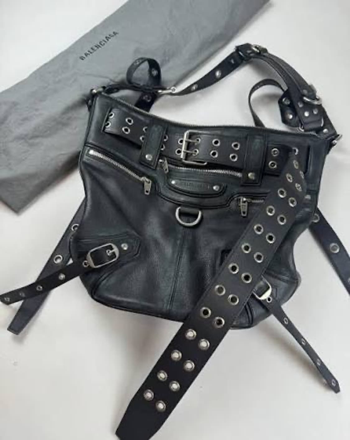 발렌시아가 emo 버킷백 라지 상품이미지3