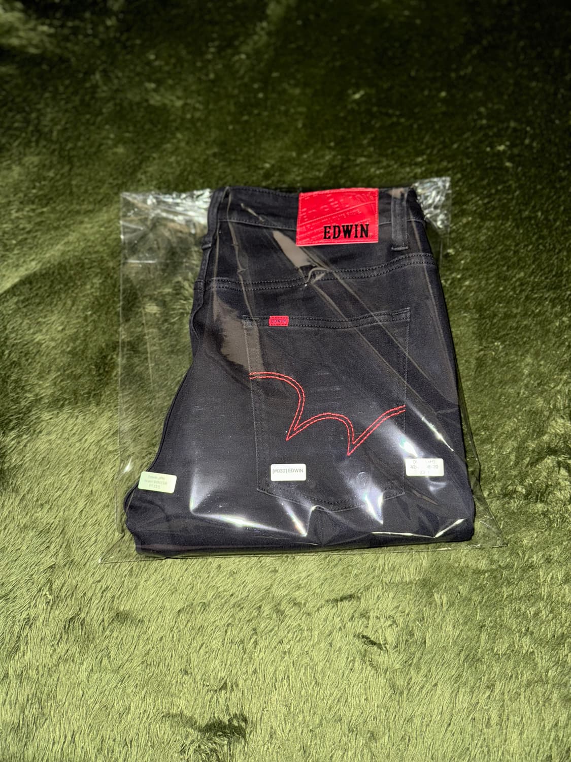 [31] EDWIN 에드윈 재팬 윈터 코튼 팬츠 워시드 블랙 상품이미지10