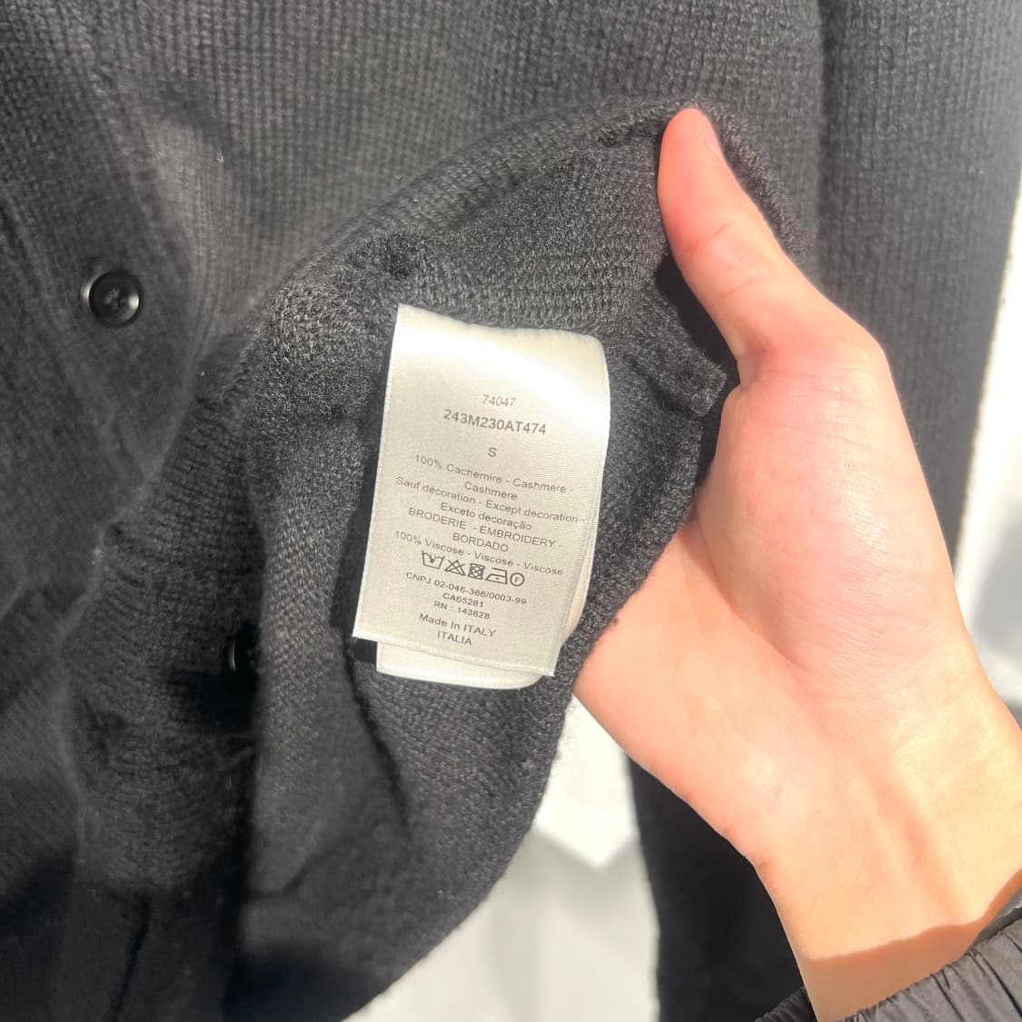 [S]디올 꾸뛰르 가디건 
 상품이미지5