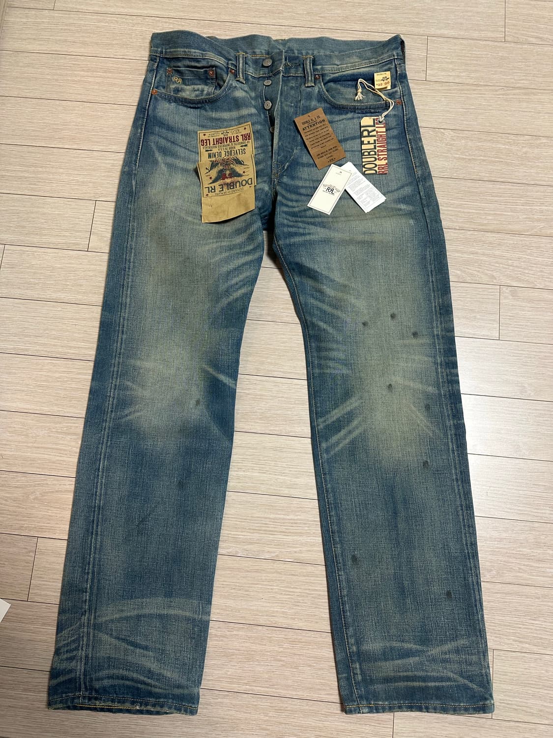 [32x30] RRL 스트레이트핏 밀너 셀비지 진 상품이미지1