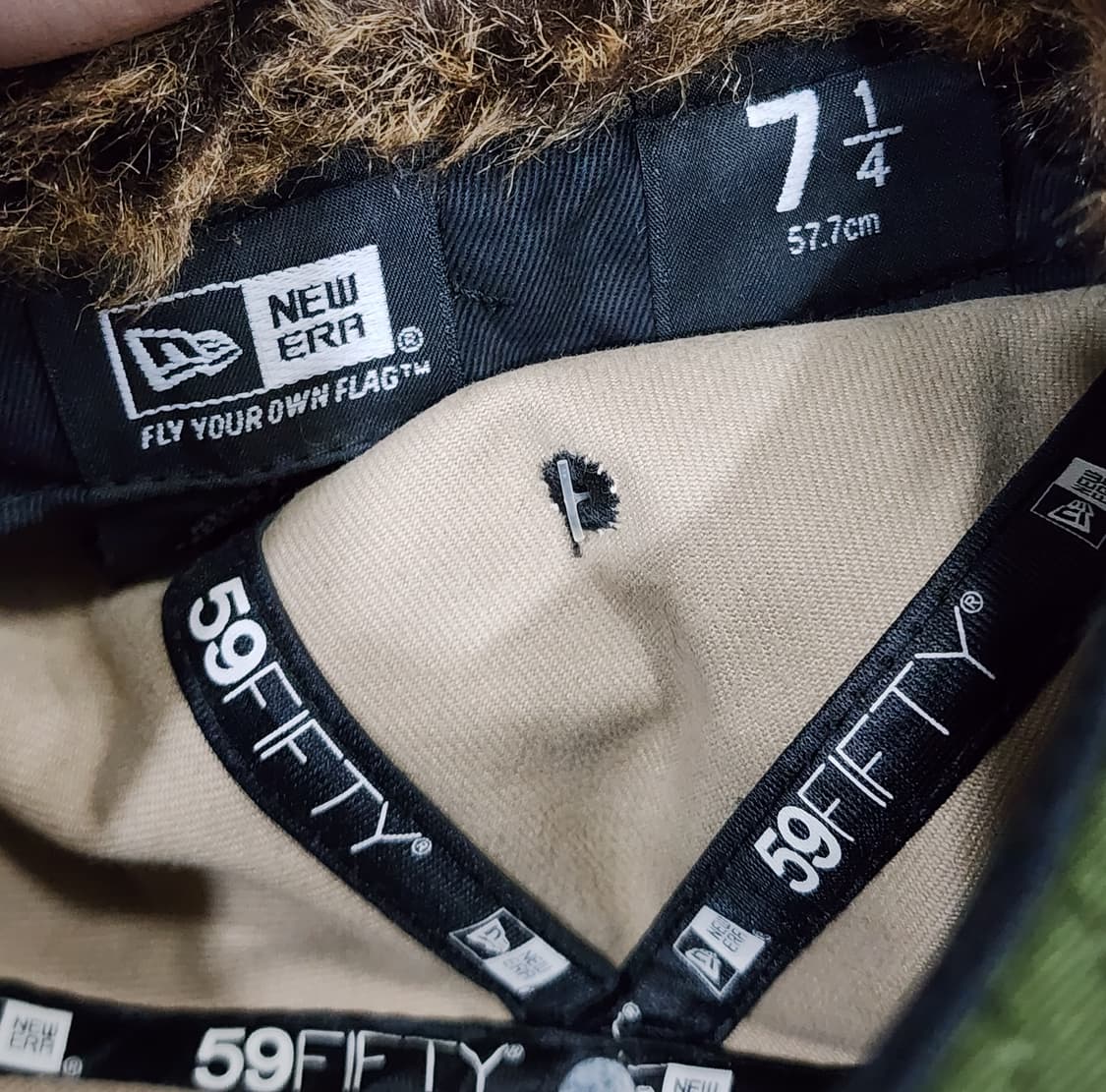 뉴에라 타이거 카모플라쥬 트루퍼햇 플랩캡 모자 57.7cm 상품이미지8