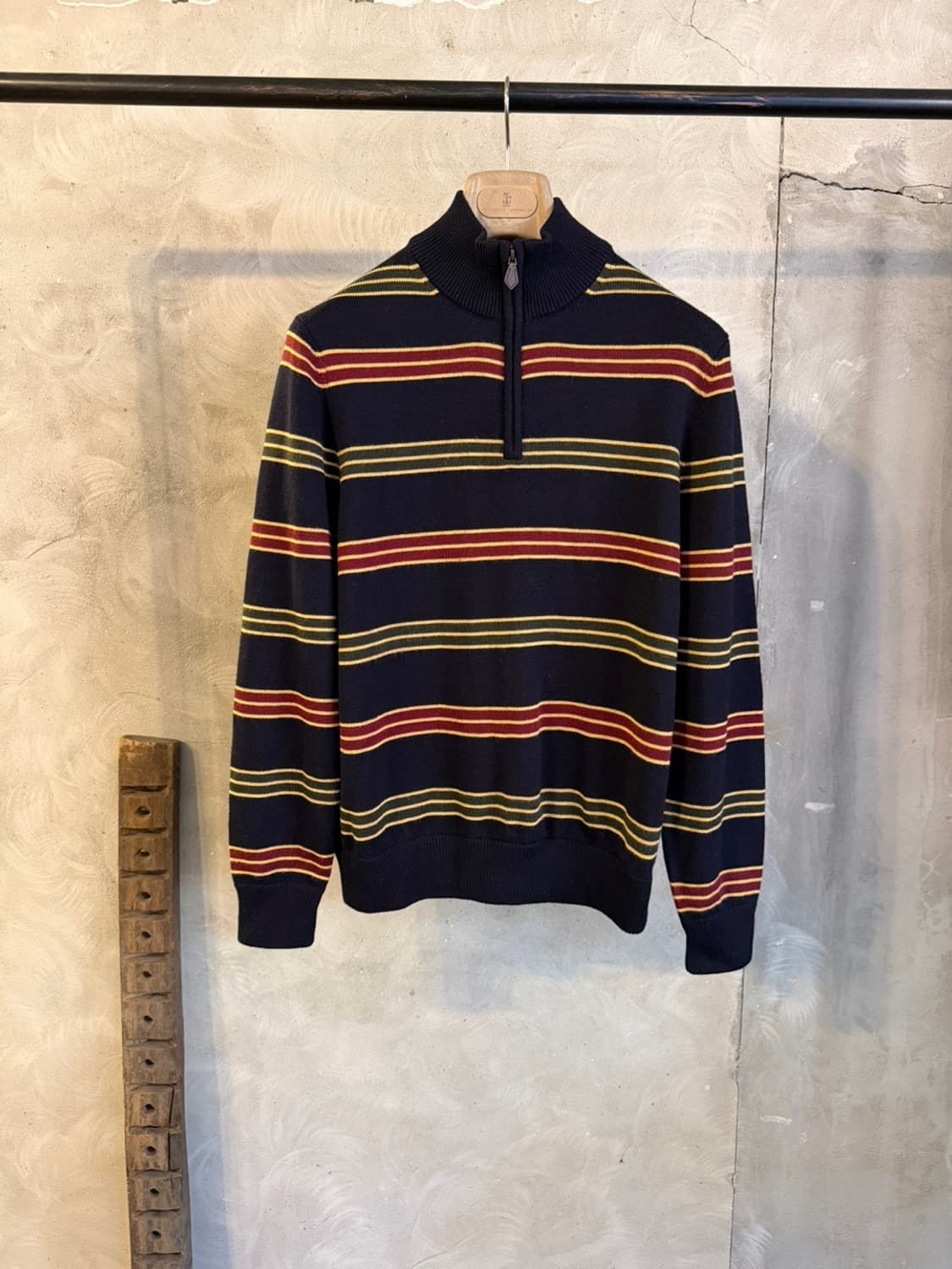 브룩스 브라더스 퀴터짚 짚업 니트 100 상품이미지4