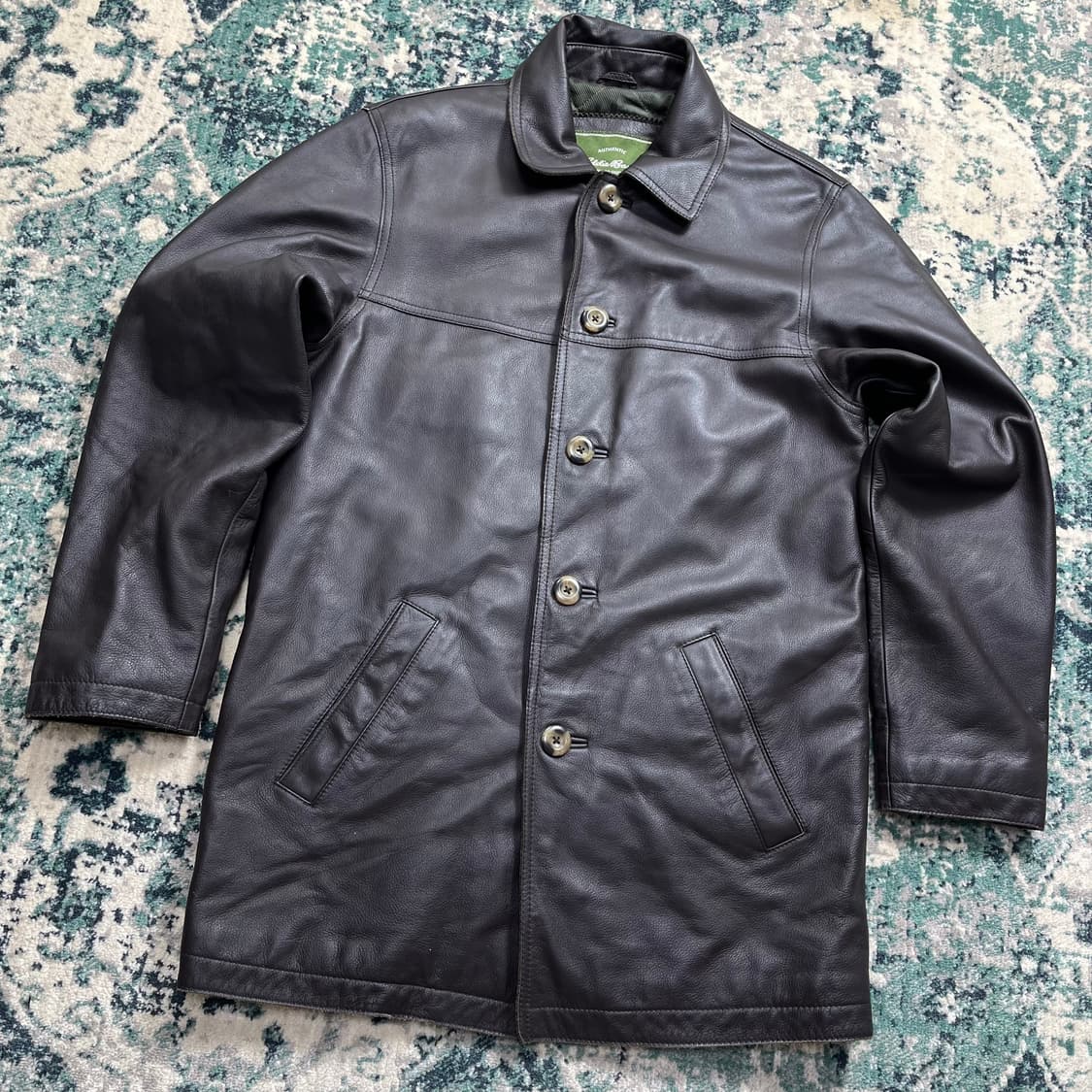 90s Eddie Bauer Jacket 에디바우어 가죽 자켓(S) 상품이미지1