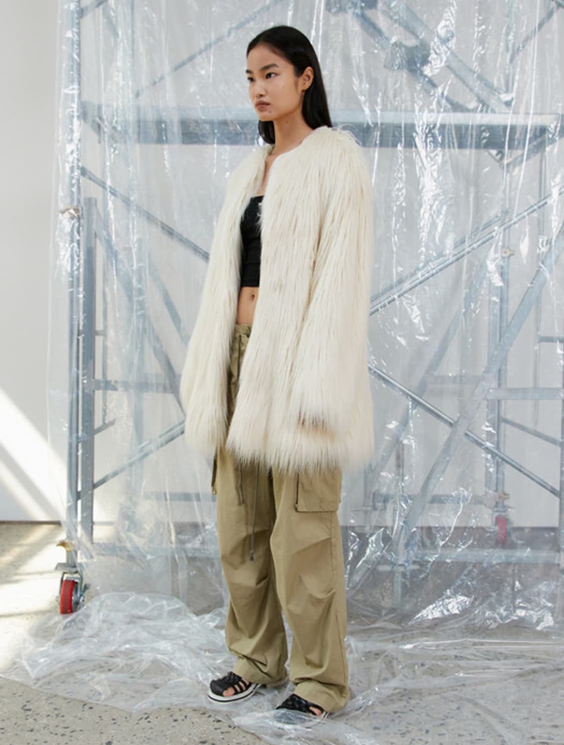 S/E/O 롱헤어 폭스 퍼 코트 2size 상품이미지2