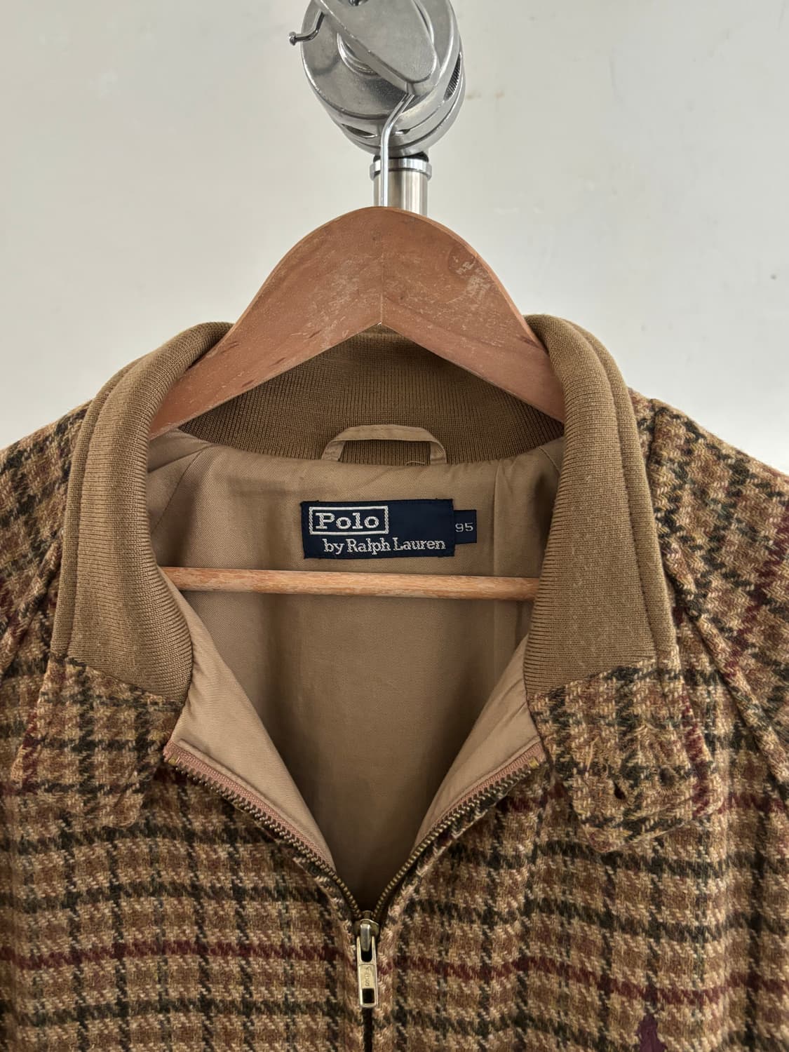 Polo 폴로 랄프로렌 90’s 건클럽체크 울 바라쿠타 자켓 상품이미지4