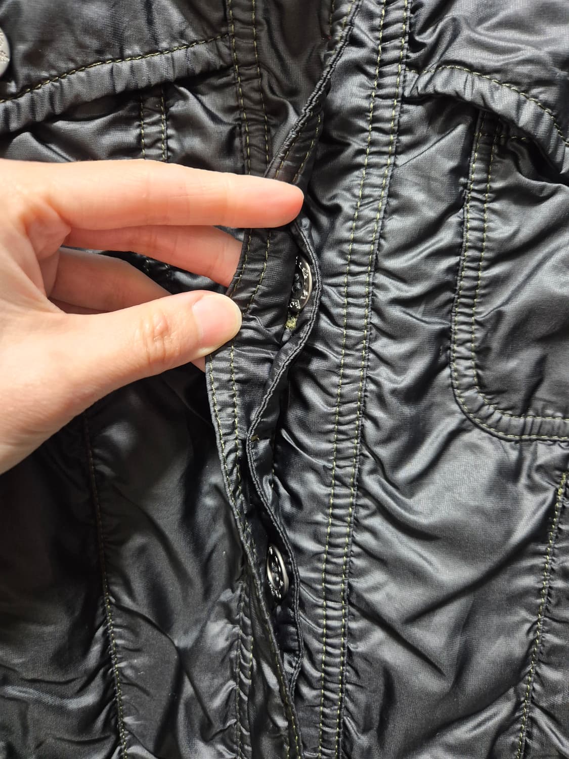 (타임세일)JPN VTG. 블랙 셔링 바람막이 점퍼 상품이미지4