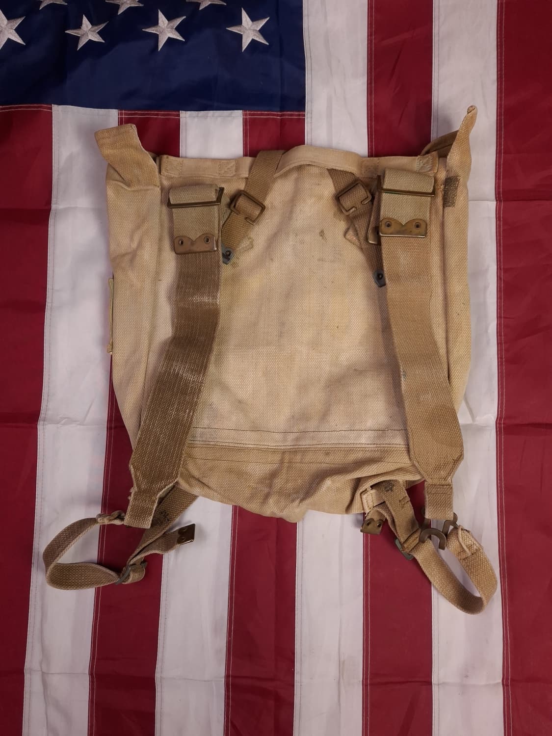 오리지날 WW2 40's P37 영국군 캔버스 백 상품이미지10