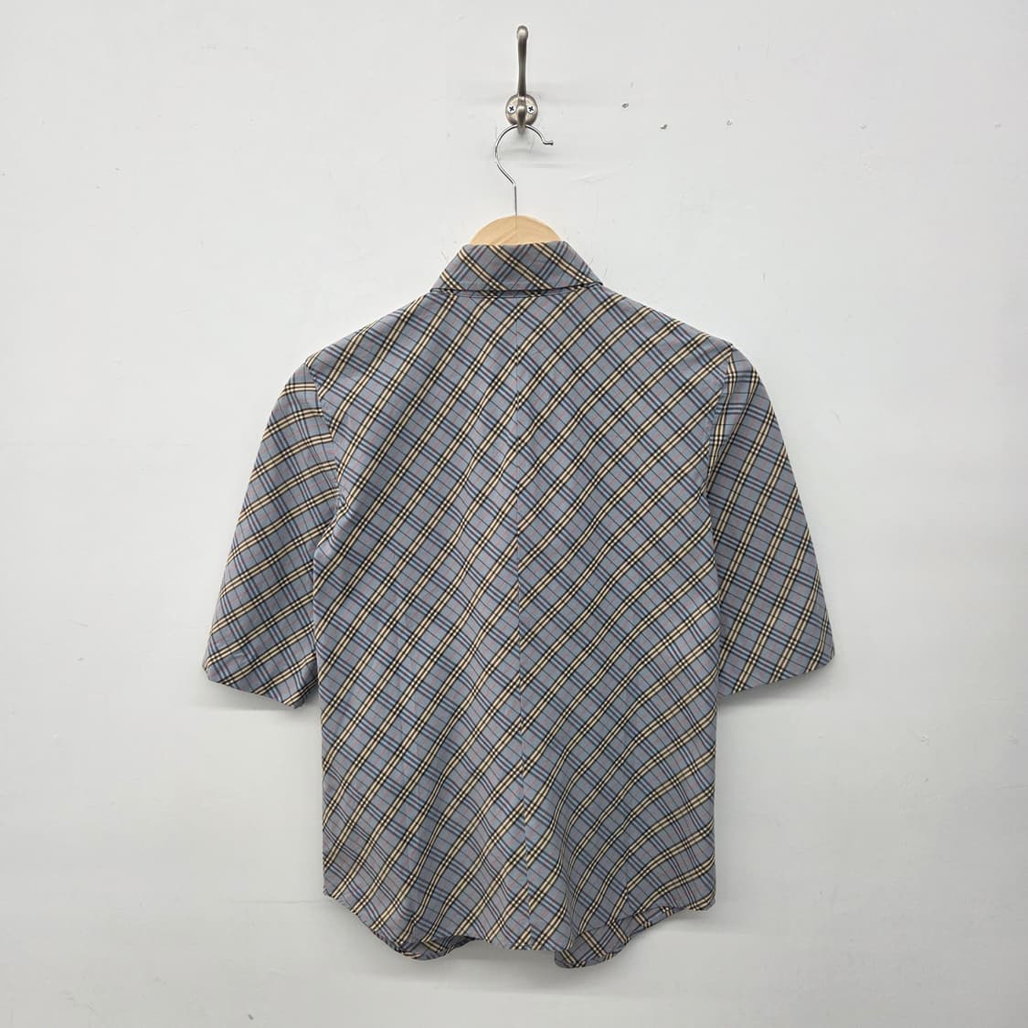 버버리 체크 반팔 셔츠 여s 상품이미지7