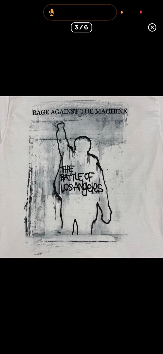 빈티지 90s RATM 레이지 어게인스트 더 머신 드 티셔츠 상품이미지3