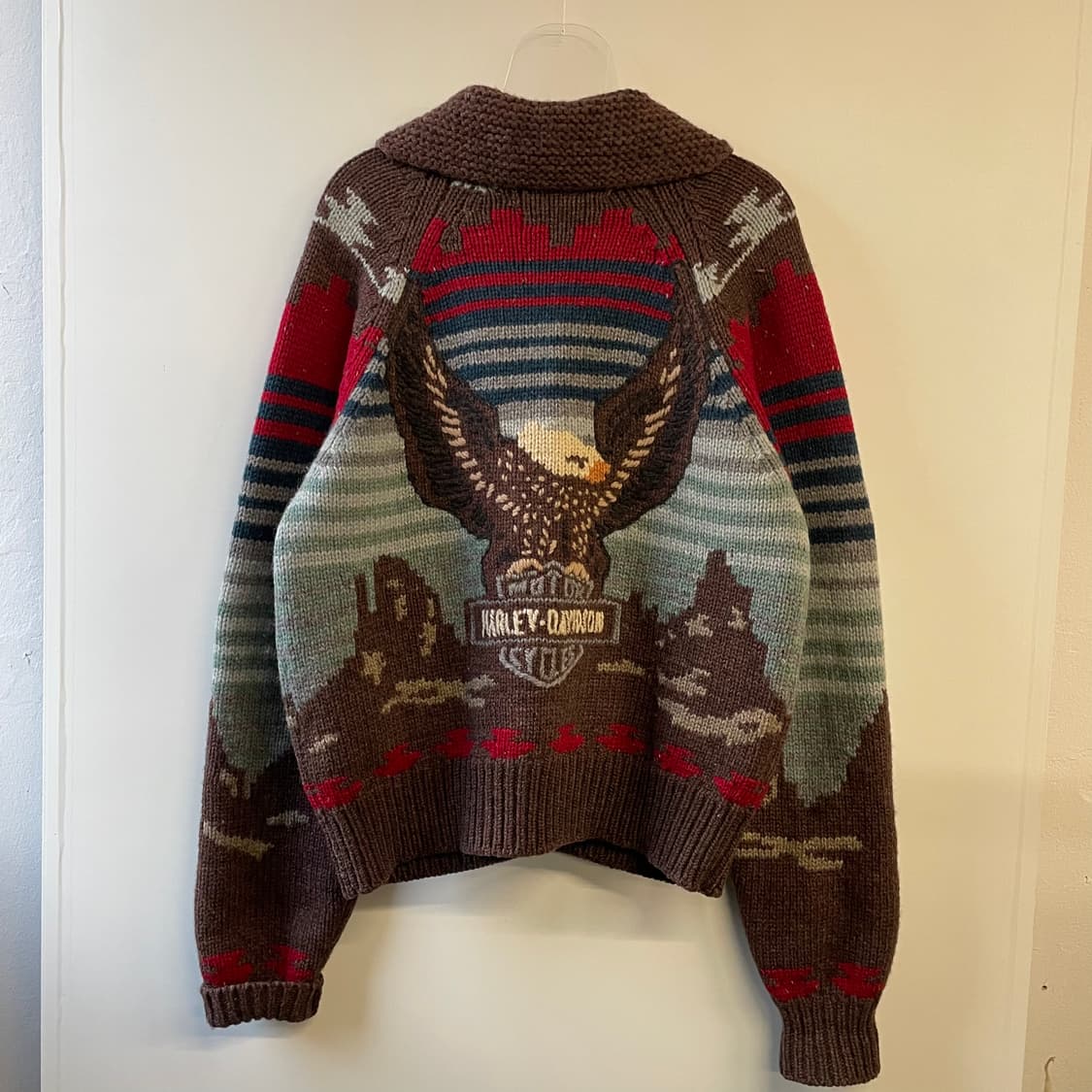 90s 할리데이비슨 울 코위찬 상품이미지1