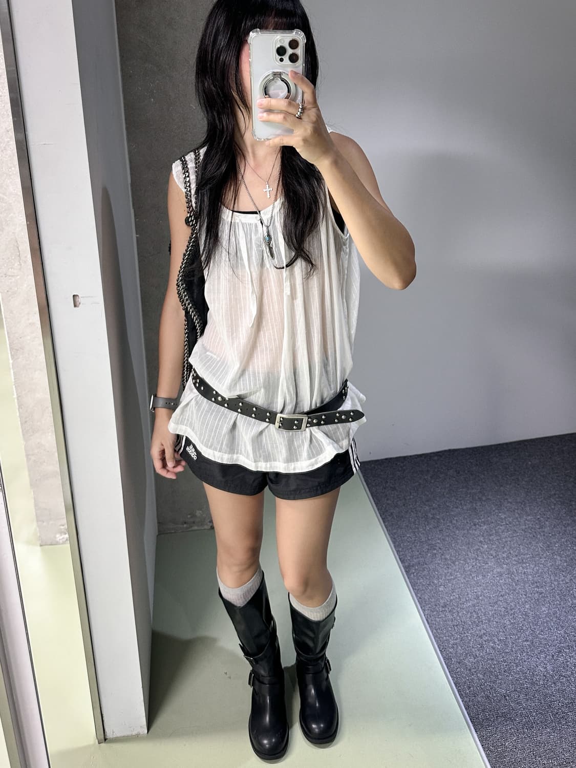 gap stripes flare sleeveless 상품이미지5