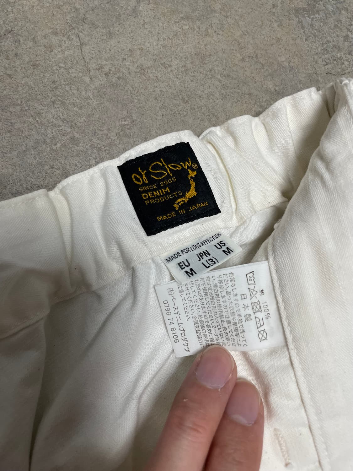 오어슬로우 orslow 프렌치 워크 팬츠 에크루 상품이미지3