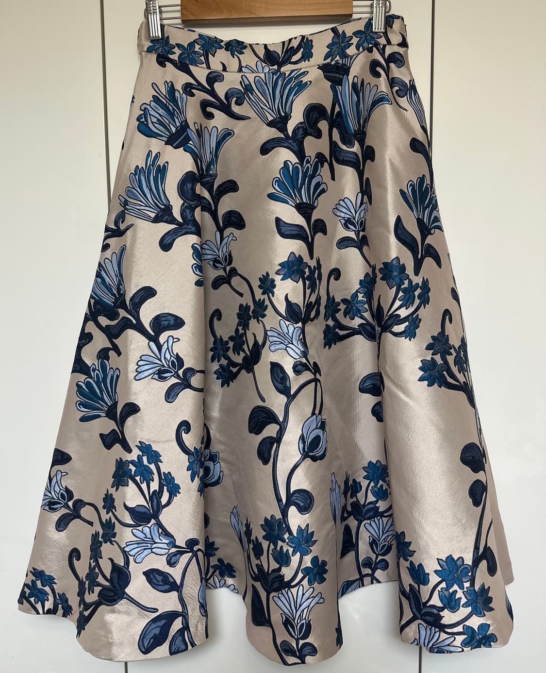 플라워자수  A라인 스커트 상품이미지2