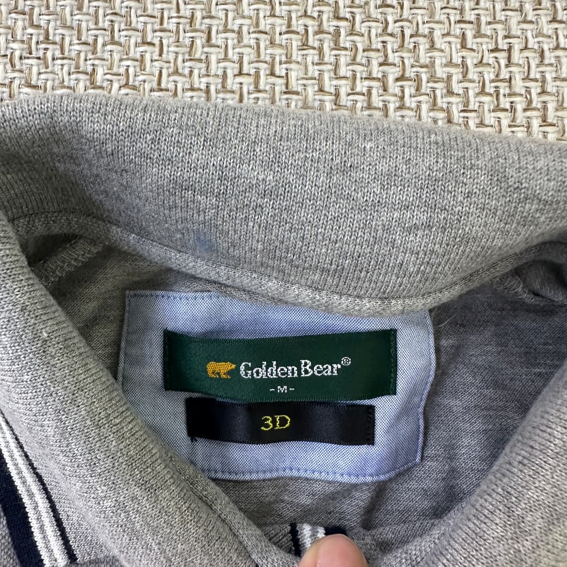 M 골든베어 소매배색 반팔 카라티 0420D 상품이미지2