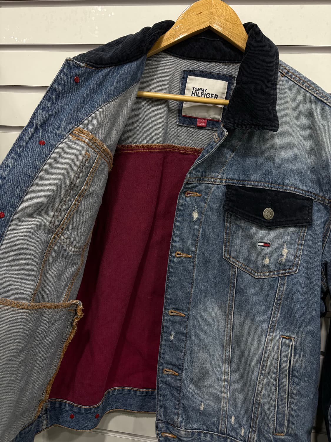 타미힐피거 코듀로이 청자켓 상품이미지4