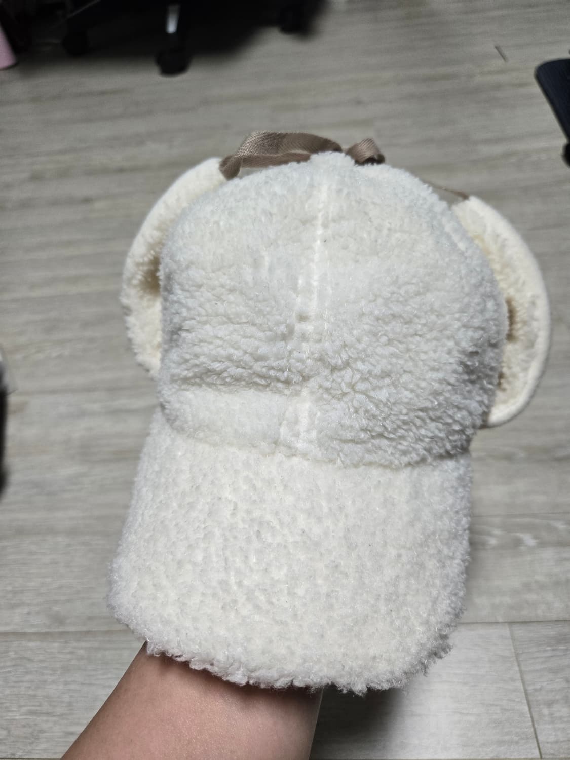 흰색 군밤모자 상품이미지1