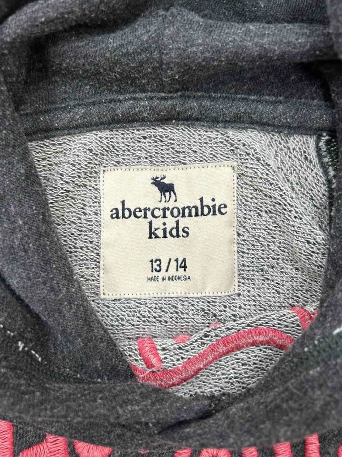 아베크롬비 y2k 여리핏 그레이 스웨트셔츠 후드티 상품이미지4
