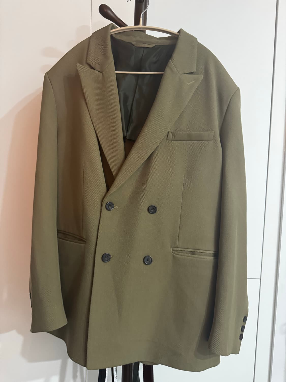 COS 릴랙스드 더블 브레스티드 울 블레이저 52사이즈 상품이미지2